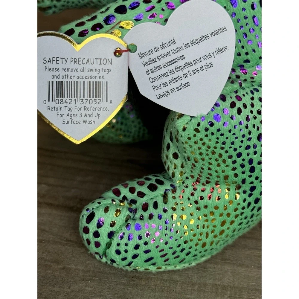 Ty Beanie Boos Cinder The Green Dragon‎ Plush Toy 9